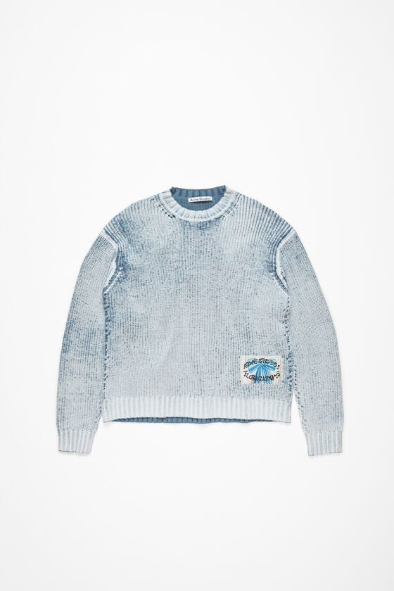 FN-MN-KNIT000463, Denim blue/White